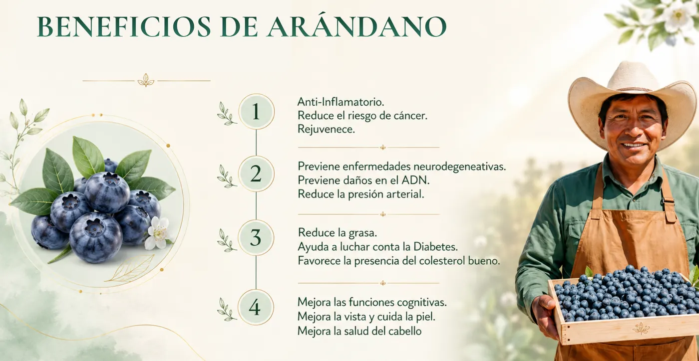 Beneficios del arándano para la salud